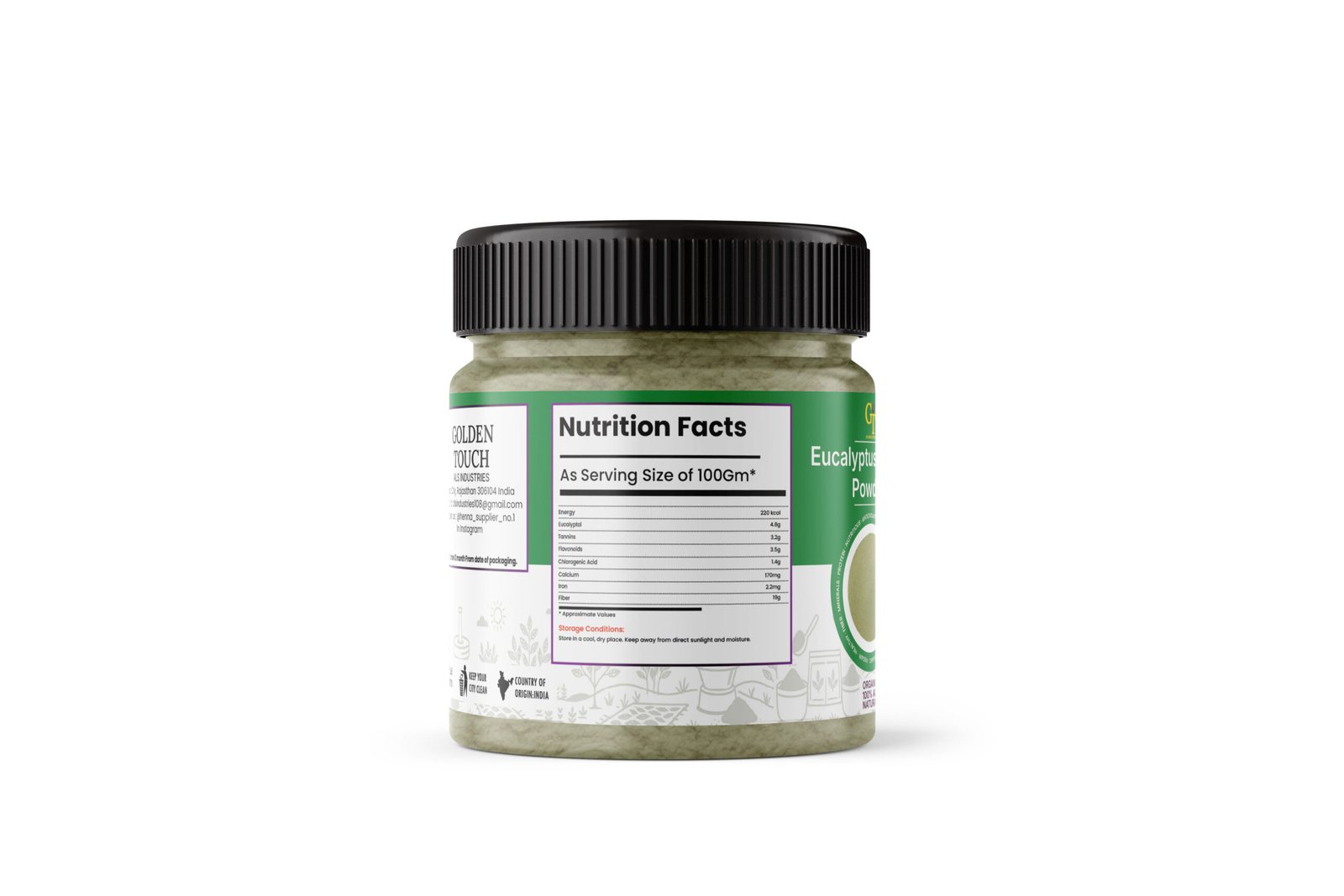 golden touch pure curry leaves powder | 100% natural & sun dried | for cooking golden touch pure curry leaves powder | 100% natural & sun dried | for cooking