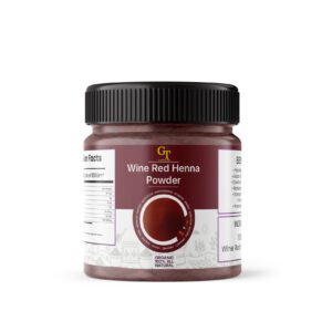 wine red henna powder