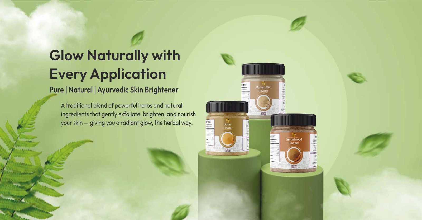 herbal beauty mockup